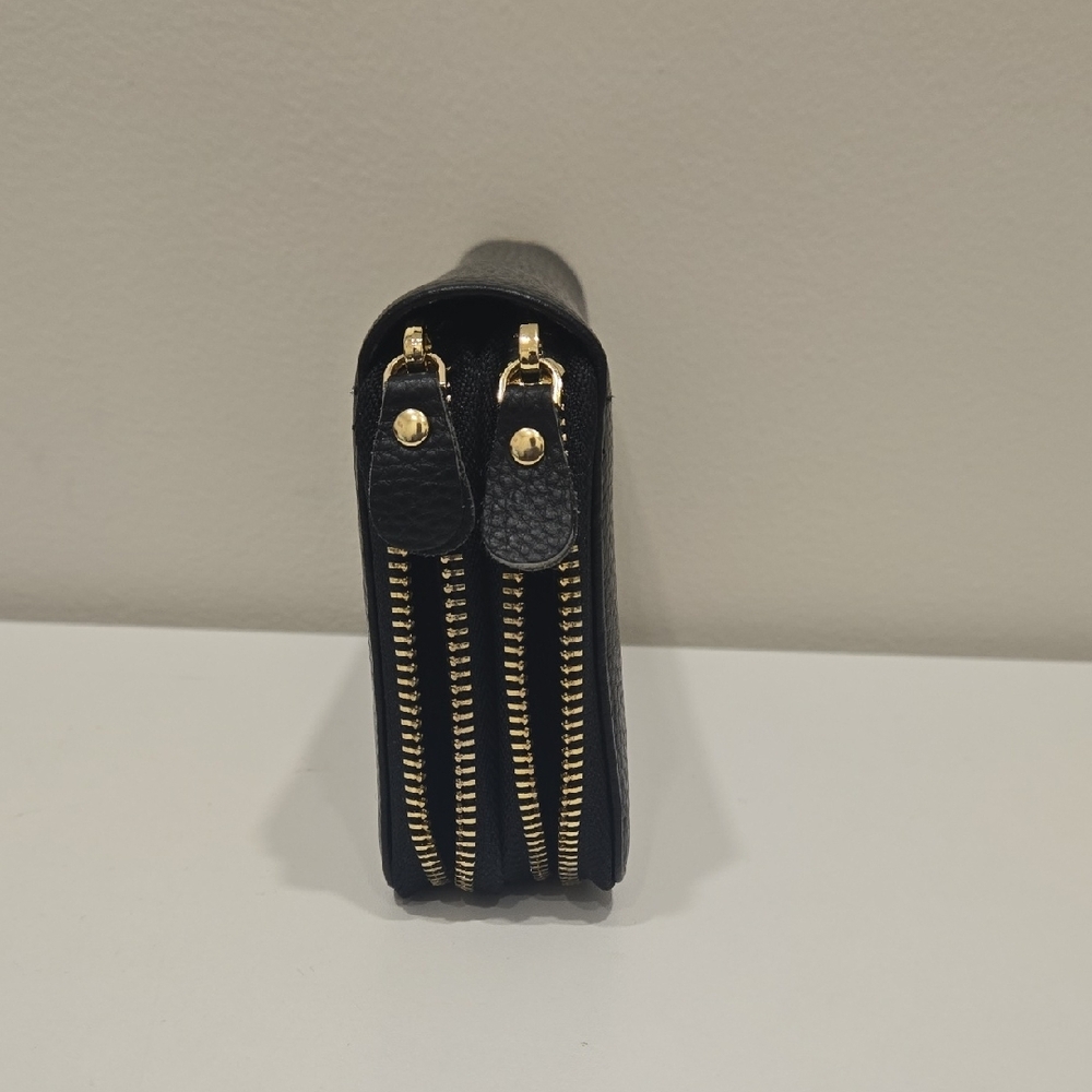 Black Leather Wallet - Picture 2 of 14